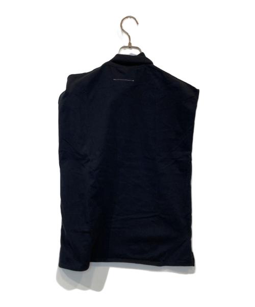 MM6 Maison Margiela（エムエムシックスメゾンマルジェラ）MM6 Maison Margiela (エムエムシックスメゾンマルジェラ) ハイネック ノースリーブ カットソー S32NC0515 S21058  ブラック サイズ:Sの古着・服飾アイテム