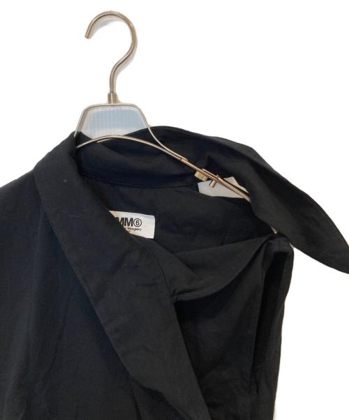 MM6 Maison Margiela（エムエムシックスメゾンマルジェラ）MM6 Maison Margiela (エムエムシックスメゾンマルジェラ) ハイネック ノースリーブ カットソー S32NC0515 S21058  ブラック サイズ:Sの古着・服飾アイテム