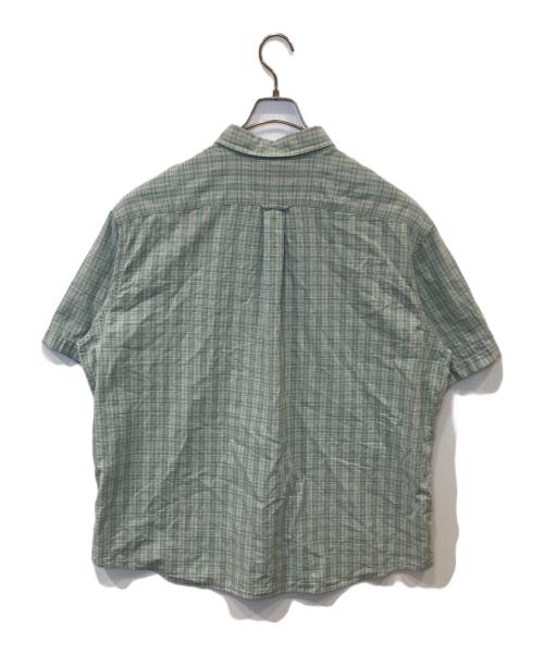 RALPH LAUREN（ラルフローレン）RALPH LAUREN (ラルフローレン) MONROE 半袖チェックシャツ グリーン サイズ:XLの古着・服飾アイテム