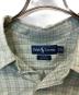 中古・古着 RALPH LAUREN (ラルフローレン) MONROE 半袖チェックシャツ グリーン サイズ:XL：5000円
