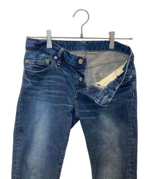 Hysteric Glamour（ヒステリックグラマー）Hysteric Glamour (ヒステリックグラマー) スキニーデニムパンツ 0103AP12 インディゴ サイズ:XXSの古着・服飾アイテム