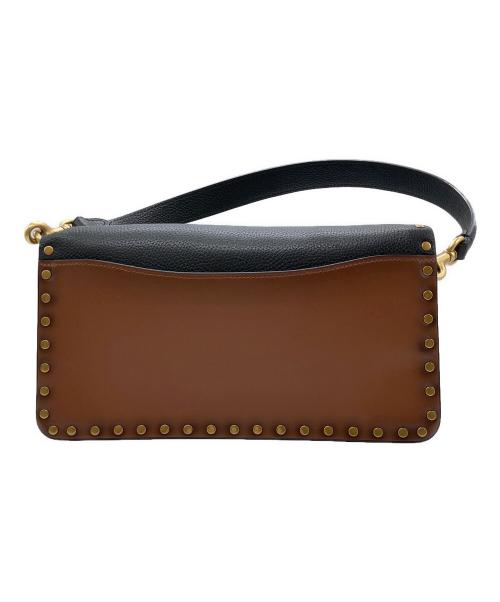 COACH（コーチ）COACH (コーチ) ダビー2WAYショルダーバッグ 79338 ブラック×ブラウンの古着・服飾アイテム