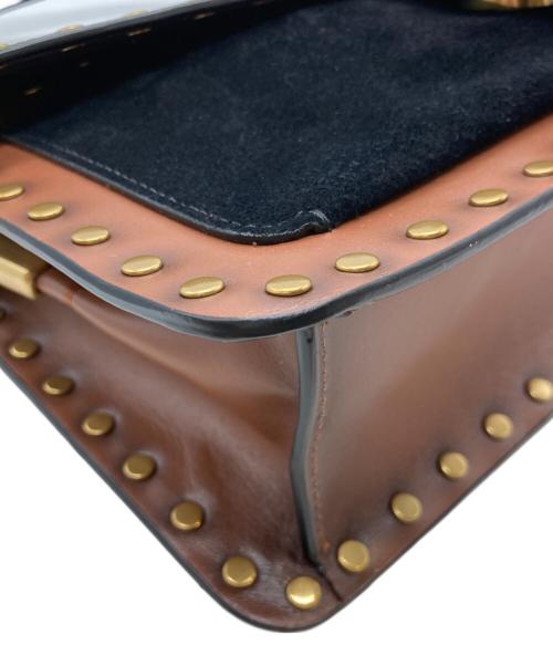 COACH（コーチ）COACH (コーチ) ダビー2WAYショルダーバッグ 79338 ブラック×ブラウンの古着・服飾アイテム