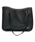 COACHコーチ）の古着「タイラー キャリーオールトートバッグ　C3768」｜ブラック