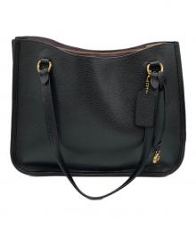 COACH（コーチ）の古着「タイラー キャリーオールトートバッグ　C3768」｜ブラック