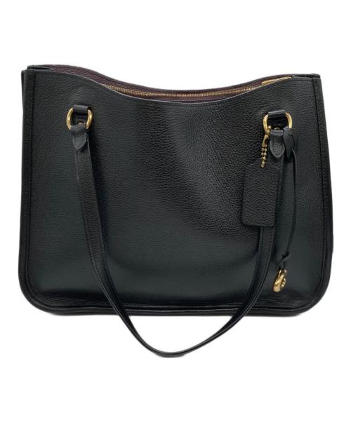 COACH（コーチ）COACH (コーチ) タイラー キャリーオールトートバッグ　C3768 ブラックの古着・服飾アイテム