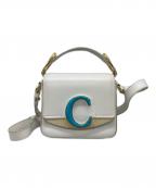 Chloeクロエ）の古着「クロエC ショルダーバッグ 02 19 75 65」｜ホワイト