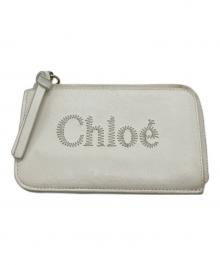 Chloe（クロエ）の古着「ロゴコインケース 01-23-60-65」｜ホワイト