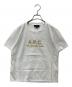 A.P.C.（アーペーセー）の古着「ロゴ刺繍Tシャツ　23204-1-95003」｜ホワイト