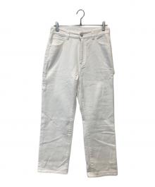 PICCADILLY×ok.soon（ピカデリー×オクスン）の古着「ペインターパンツ　PC251-251400OS」｜ホワイト