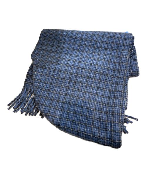 BALENCIAGA（バレンシアガ）BALENCIAGA (バレンシアガ) Hooded Scarf フードスカーフマフラー 823052 4G0B2 ネイビーの古着・服飾アイテム