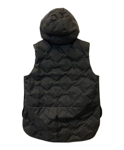 Gabardine K.T（ギャバシンケーティー）Gabardine K.T (ギャバシンケーティー) フーデッド ダウンジレ　72-05VM01 ブラック サイズ:9の古着・服飾アイテム