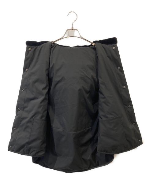 Gabardine K.T（ギャバシンケーティー）Gabardine K.T (ギャバシンケーティー) フーデッド ダウンジレ　72-05VM01 ブラック サイズ:9の古着・服飾アイテム