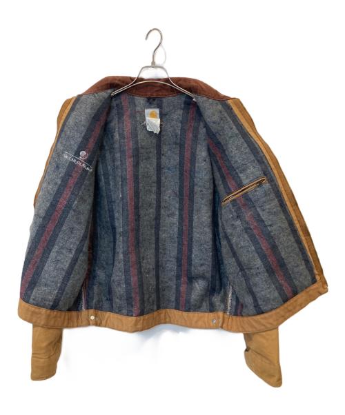 CarHartt（カーハート）CarHartt (カーハート) 企業ロゴ刺繍デトロイトジャケット　J01 BRN ブラウン サイズ:46の古着・服飾アイテム