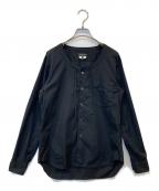 COMME des GARCONS HOMME PLUSコムデギャルソンオムプリュス）の古着「シャツ 2017SS 裸の王様期 PS-B017」｜ブラック