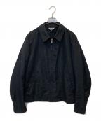 BLACK COMME des GARCONSブラックコムデギャルソン）の古着「ジップアップジャケット 2022SS 1I-J010」｜ブラック