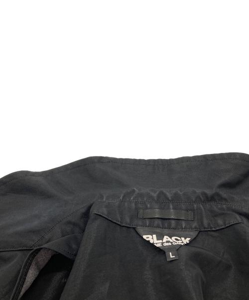 BLACK COMME des GARCONS（ブラックコムデギャルソン）BLACK COMME des GARCONS (ブラックコムデギャルソン) ジップアップジャケット 2022SS 1I-J010 ブラック サイズ:Lの古着・服飾アイテム