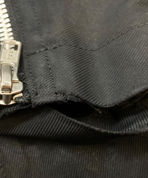 BLACK COMME des GARCONS（ブラックコムデギャルソン）BLACK COMME des GARCONS (ブラックコムデギャルソン) ジップアップジャケット 2022SS 1I-J010 ブラック サイズ:Lの古着・服飾アイテム