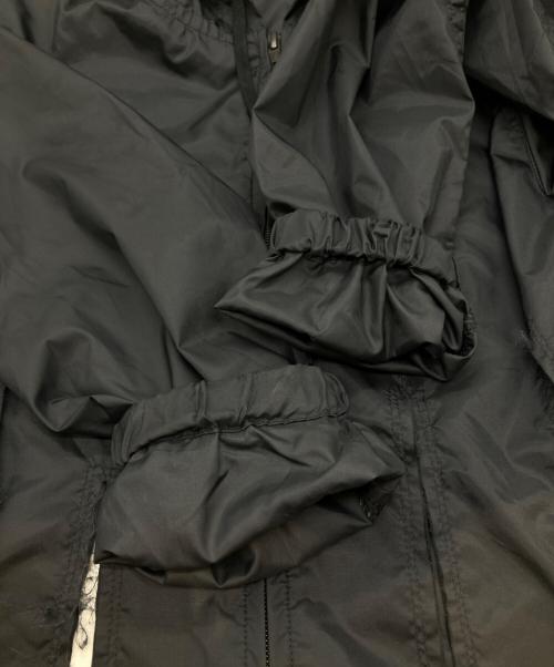 BLACK COMME des GARCONS（ブラックコムデギャルソン）BLACK COMME des GARCONS (ブラックコムデギャルソン) 短冊ナイロンコート 2019AW 1D-J041  ブラック サイズ:Sの古着・服飾アイテム