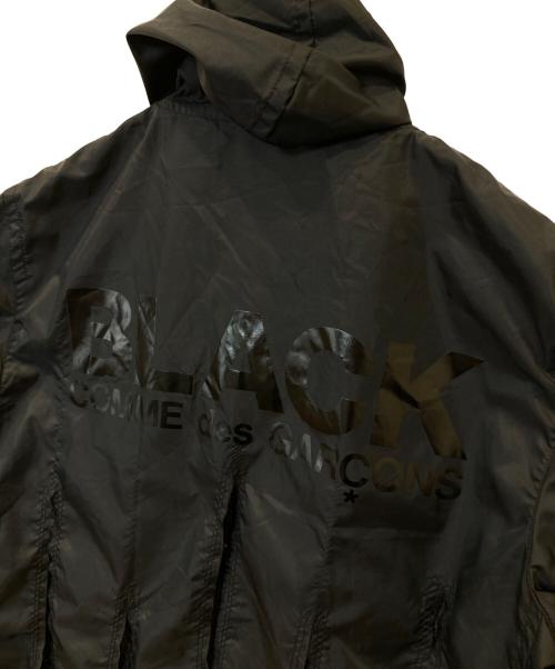 BLACK COMME des GARCONS（ブラックコムデギャルソン）BLACK COMME des GARCONS (ブラックコムデギャルソン) 短冊ナイロンコート 2019AW 1D-J041  ブラック サイズ:Sの古着・服飾アイテム