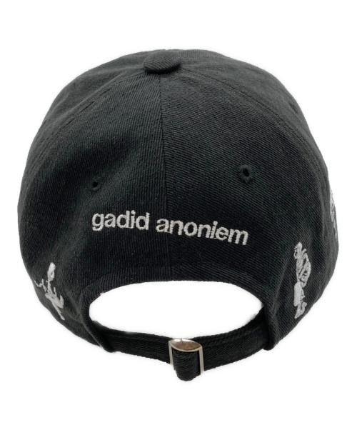 gadid anoniem（ガディッド アノニム）gadid anoniem (ガディッド アノニム) キャップ ブラックの古着・服飾アイテム