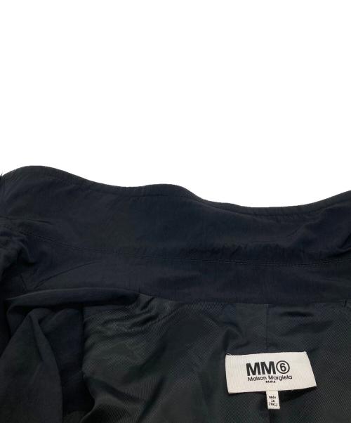 MM6 Maison Margiela（エムエムシックスメゾンマルジェラ）MM6 Maison Margiela (エムエムシックスメゾンマルジェラ) Oversized Pocket Trench Coat オーバーサイズド・ポケット・トレンチコート S52AH0070 S78128 ブラック サイズ:Mの古着・服飾アイテム