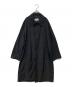 MM6 Maison Margiela（エムエムシックスメゾンマルジェラ）の古着「Oversized Pocket Trench Coat オーバーサイズド・ポケット・トレンチコート S52AH0070 S78128」｜ブラック
