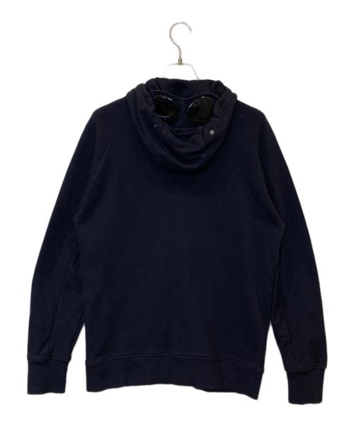C.P COMPANY（シーピーカンパニー）C.P COMPANY (シーピーカンパニー) DIAGONAL RAISED FLEECE GOGGLE SWEATSHIRT ダイアゴナル・レイズド・フリース・ゴーグル・スウェットシャツ RCCMSS715A ネイビー サイズ:Lの古着・服飾アイテム
