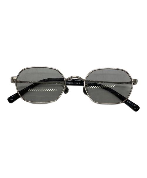 CASU eyewear（キャスアイウェア）CASU eyewear (キャスアイウェア) Dowel　164-1 シルバー×ブラック サイズ:SIZE 50□21の古着・服飾アイテム
