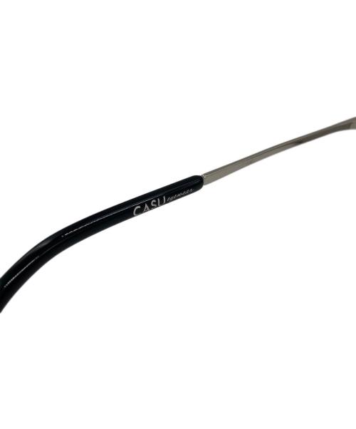 CASU eyewear（キャスアイウェア）CASU eyewear (キャスアイウェア) Dowel　164-1 シルバー×ブラック サイズ:SIZE 50□21の古着・服飾アイテム