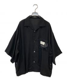 UNDERCOVER（アンダーカバー）の古着「オープンカラーシャツ　UC1F8402」｜ブラック