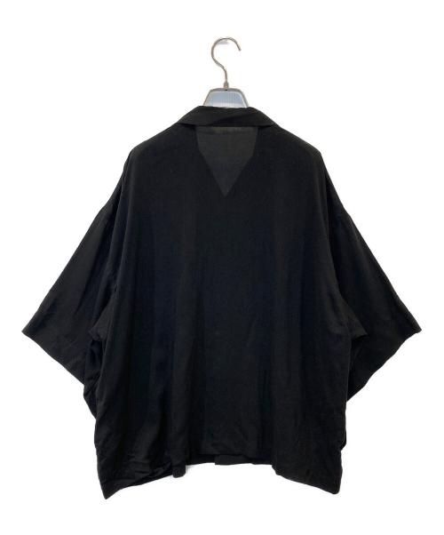 UNDERCOVER（アンダーカバー）UNDERCOVER (アンダーカバー) オープンカラーシャツ　UC1F8402 ブラック サイズ:1の古着・服飾アイテム