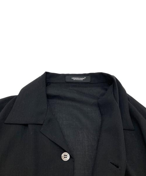 UNDERCOVER（アンダーカバー）UNDERCOVER (アンダーカバー) オープンカラーシャツ　UC1F8402 ブラック サイズ:1の古着・服飾アイテム