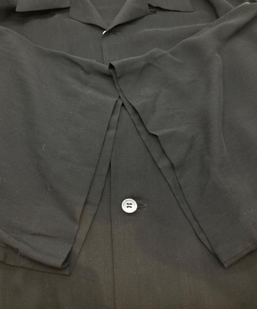 UNDERCOVER（アンダーカバー）UNDERCOVER (アンダーカバー) オープンカラーシャツ　UC1F8402 ブラック サイズ:1の古着・服飾アイテム