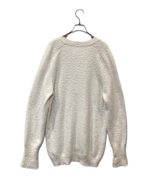 Maison Margiela（メゾンマルジェラ）Maison Margiela (メゾンマルジェラ) 5ゲージコットンナイロンパイルカーディガン　SI0GP0002 S17664 ベージュ サイズ:S 未使用品の古着・服飾アイテム