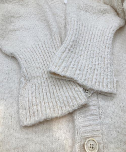 Maison Margiela（メゾンマルジェラ）Maison Margiela (メゾンマルジェラ) 5ゲージコットンナイロンパイルカーディガン　SI0GP0002 S17664 ベージュ サイズ:S 未使用品の古着・服飾アイテム