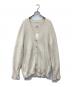 Maison Margiela（メゾンマルジェラ）の古着「5ゲージコットンナイロンパイルカーディガン　SI0GP0002 S17664」｜ベージュ
