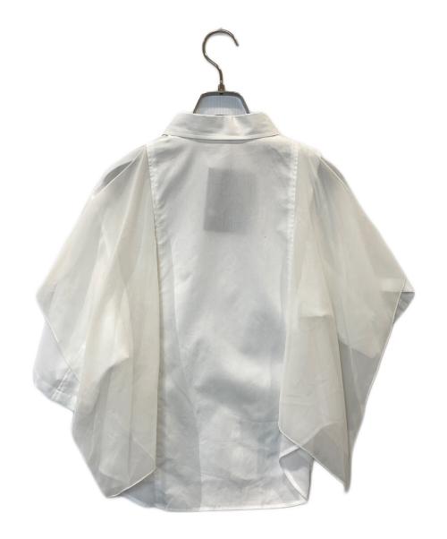 UNDERCOVER（アンダーカバー）UNDERCOVER (アンダーカバー) コットンポプリンジョーゼットシャツ　UP1F1405 ホワイト サイズ: 1の古着・服飾アイテム