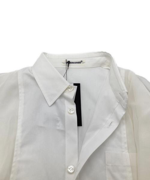 UNDERCOVER（アンダーカバー）UNDERCOVER (アンダーカバー) コットンポプリンジョーゼットシャツ　UP1F1405 ホワイト サイズ: 1の古着・服飾アイテム