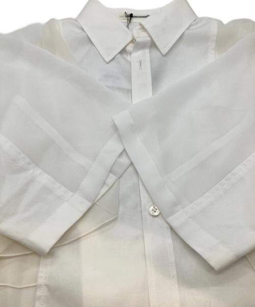 UNDERCOVER（アンダーカバー）UNDERCOVER (アンダーカバー) コットンポプリンジョーゼットシャツ　UP1F1405 ホワイト サイズ: 1の古着・服飾アイテム