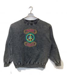 X-LARGE（エクストララージ）の古着「OVERDYED CREST CREWNECK SWEATSHIRT オーバーダイド クレスト クルーネック スウェットシャツ 101251012008」｜グレー