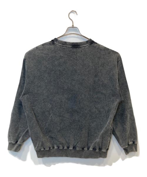 X-LARGE（エクストララージ）X-LARGE (エクストララージ) OVERDYED CREST CREWNECK SWEATSHIRT オーバーダイド クレスト クルーネック スウェットシャツ 101251012008 グレー サイズ:XLの古着・服飾アイテム