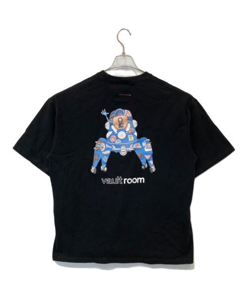 vault room（ボルトルーム）vault room (ボルトルーム) TACHIKOMA TEE ブラック サイズ:XLの古着・服飾アイテム