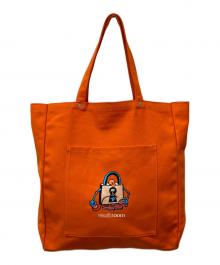 vault room（ボルトルーム）の古着「LOGO CANVAS TOTE BAG ロゴ キャンバス トートバッグ」｜オレンジ