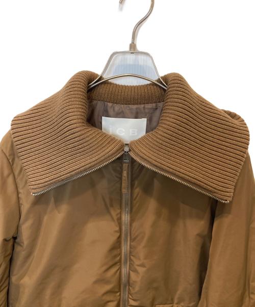 icB（アイシービー）icB (アイシービー) ニットコンビアウター CMCYCW0409 ブラウン サイズ:6 未使用品の古着・服飾アイテム