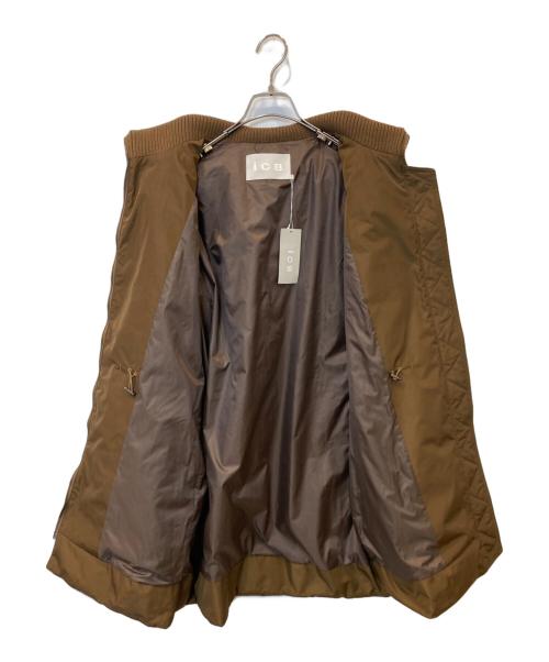 icB（アイシービー）icB (アイシービー) ニットコンビアウター CMCYCW0409 ブラウン サイズ:6 未使用品の古着・服飾アイテム