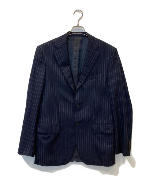 CARUSO（カルーゾ）CARUSO (カルーゾ) 3Bストライプスーツ ネイビー サイズ:46の古着・服飾アイテム
