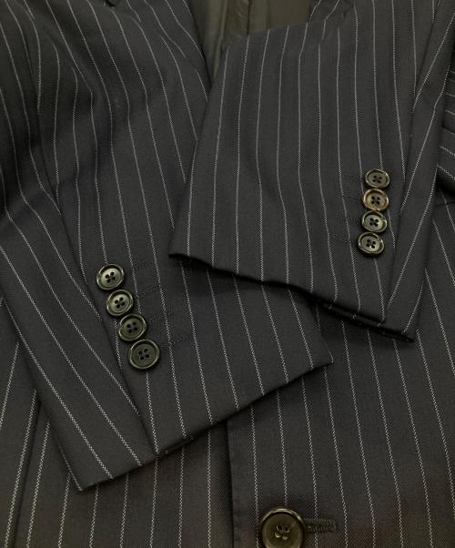 CARUSO（カルーゾ）CARUSO (カルーゾ) 3Bストライプスーツ ネイビー サイズ:46の古着・服飾アイテム