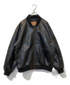 PABLO VINCIパブロビンチ）の古着「レザーボンバージャケット PBL-24AW-JK01」｜ブラック