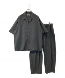 FREAK'S STORE（フリークスストア）の古着「リラックスフィット リネンタッチ セットアップ　26SS-107SET」｜グレー